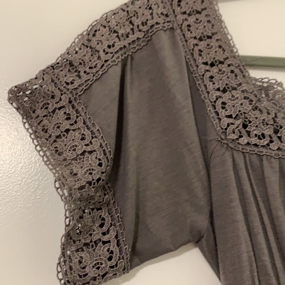 213 Grey Lace Dress - Picture 4 of 7